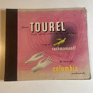 12" 78 RPM Set (3) Jennie Tourel-Songs of Rachmaninoff/Columbia M-625 - Bild 1 von 10