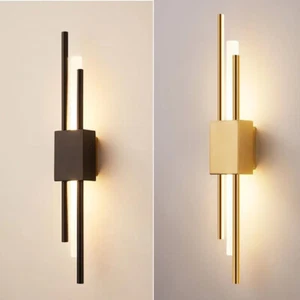 Nordic Modern LED Wall Lights Indoor Sconces Strip Lamp Bedroom Living Room UK - Picture 1 of 15