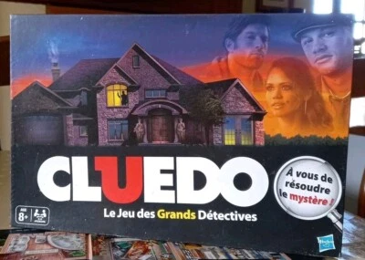 Cluedo Le jeu des Grands Détectives de 2 à 6 joueurs  Hasbro 2012 Complet 8 + An - Photo 1/4