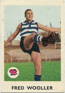 Scanlens 1965 (23) Fred Wooller Geelong - Imagen 1 de 2