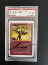 Magic the gathering orcish Artillery unlimited psa 10