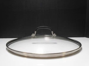Simply Calphalon Replacement Lid w/Rubber Handle 12" Fitter 12 1/4" OD #0812815 - Picture 1 of 4
