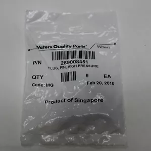 Waters 28900845 Pin Plug,1/16 in, High Pressure, 9/pk for Perkin Elmer N2971102 - Picture 1 of 2