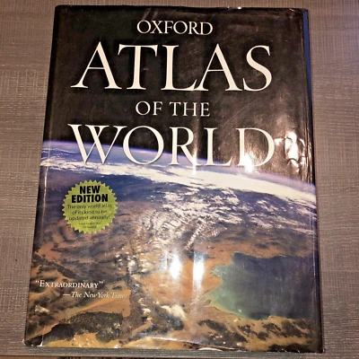 Atlas of the World, Oxford University Press, 15th edition, colorful geographics Foto 1 de 4