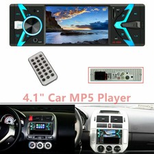 4.1" 1DIN 12V Car SUV MP5 Player Bluetooth FM USB TF Multimedia Audio Video