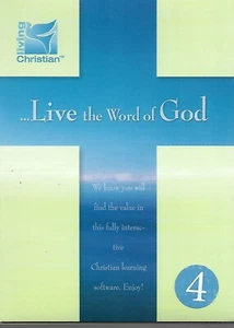 LIVING THE WORD OF GOD - LEVEL 4 by Living Christian  - 2 CD-ROM software packag - Picture 1 of 3