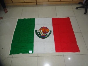 The flag of Mexico  (68X44CMS )Country 0utdoor Banner Flag - Picture 1 of 5