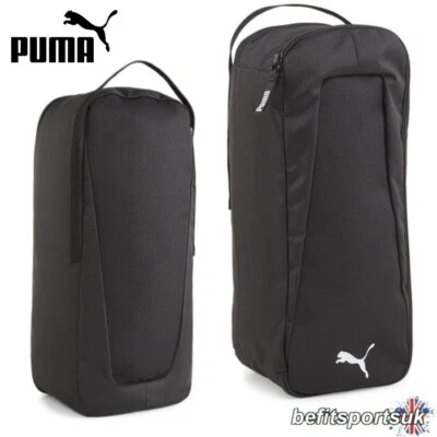 FOOTBALL BOOT BAG BLACK PUMA SHOE BAG SMALL TOILETRY TRAVEL STORAGE BAG TEAMgoal