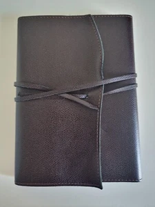 Elegantes Belcraft A5 Notizbuch Blanko für Büro - recyceltes Leder Braun - Bild 1 von 7