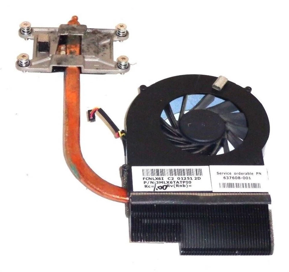 HP 637608-001 Heatsink and Cooling Fan Module - Image 1 of 1