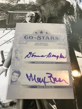 CS-13 2013 LEAF POP CENTURY Donna Douglas Max Baer CO-STARS 1/1 Black PLATE auto