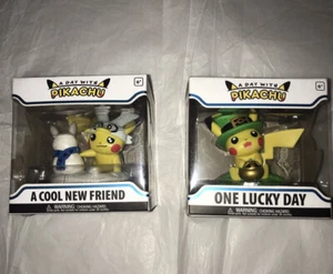 Pokemon Funko Día con Pikachu Lote Día de la Suerte Un Genial Nuevo Centro de Amigos Exclusivos - Imagen 1 de 12