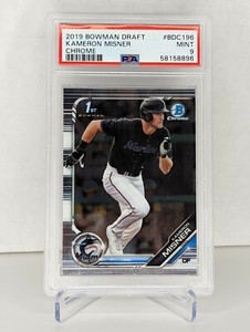 2019 Bowman Chrome Kameron Misner RC #BDC-196 PSA 9