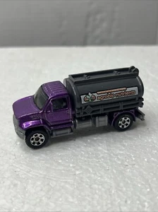 2008 Matchbox Farm Purple Utility Truck 2006 Tanker Guzzler Agrobio Nutrients - Picture 1 of 8