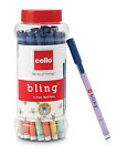 Cello Bling Pastel  Blue Ball Pen Jar of 25 Units pens for students/office