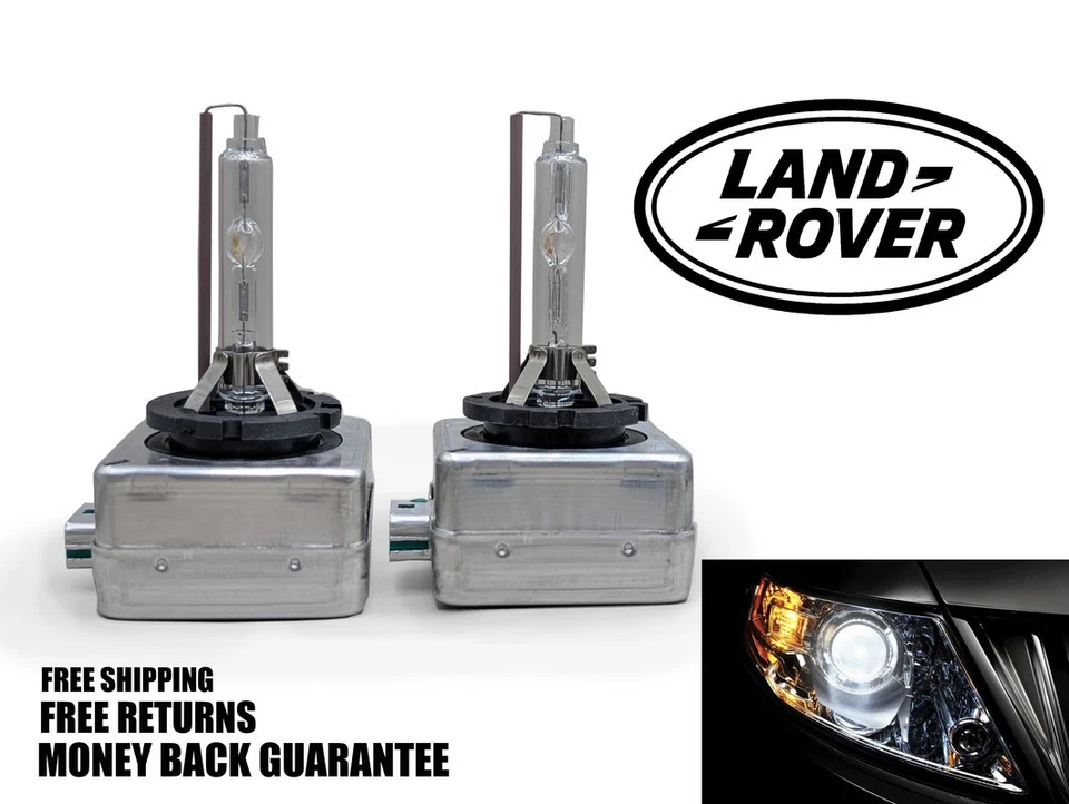 6000K Diamond White HID Xenon Headlight Bulb for LAND ROVER LR3 2008-2009 Low x2 - Image 1 of 1