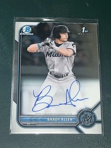 2022 Bowman Chrome Brady Allen AUTOGRAPH - Picture 1 of 4