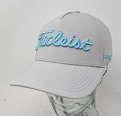 Boné de golfe Titleist masculino ajustado S/M Tour Stretch Tech Pro V1 leve - Imagem 1 de 4