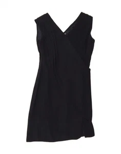 GIORGIO ARMANI Womens Sleeveless Sheath Dress IT 44 Medium Navy Blue Silk AB12 - Picture 1 of 4