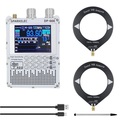 TEF6686 Radio + Loop Antenne DP-666 Vollband FM/LW/MW/SW Kurzwellenradio 6620 - Bild 1 von 4