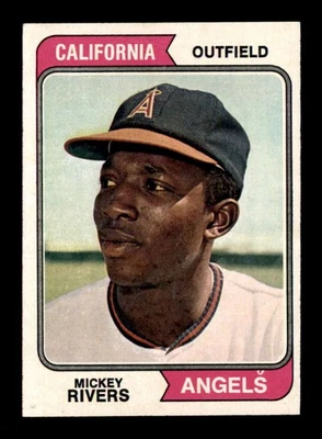 1974 年 Topps #76 米奇·里弗斯近乎完好/近乎完好 + X3592573 — 第 1/3 张图片