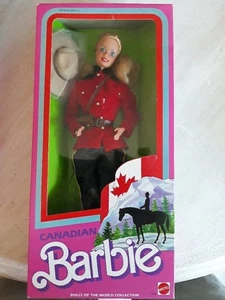 Muñeca Barbie RCMP Canadian 4928 Colección Mundial 1987 Mattel. Nuevo en caja - Imagen 1 de 20