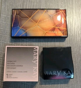 Lot Of 2 Mary Kay Compacts Perfect Palette & Compact Mini New  READ - Picture 1 of 15