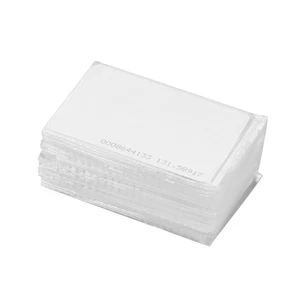 50Pcs 125Khz Door Entry Access Proximity RFID White Cards Token TK4100 EM4100 - Picture 1 of 11