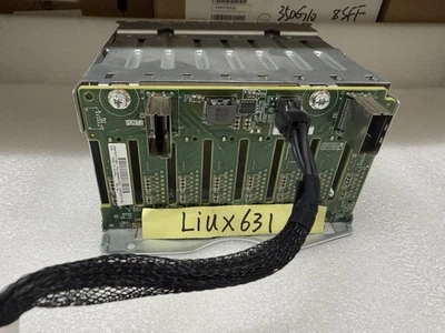 HP 8x SFF 2,5" SAS Backplane with cage  DL385 DL380 Gen10 Gen10 Plus P26908-001 - Image 1 of 2