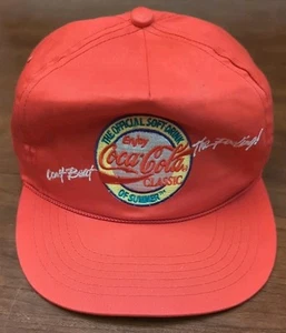 Cappello camionista vintage anni 80 Coca Cola Cola "Cant Beat The Feeling" SnapBack - Foto 1 di 7