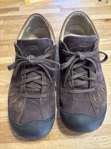 Scarpe Oxford Keen 9.0/39.5 Marrone Barika Stringate Suola in Gomma 1009356 Immacolate! - Foto 1 di 9