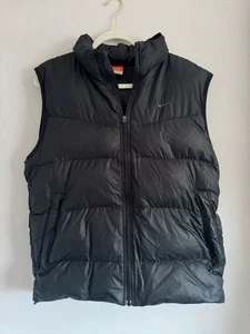 Vintage Nike Puffer Gilet - Orange Label - Men's Size Medium - Picture 1 of 9