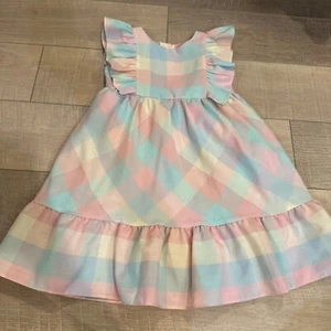 BONNIE JEANS GIRLS BLUE AND PINK SIZE 6 DRESS - Picture 1 of 8