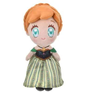Japan Tokyo Disney Store Anna Plush Toy TINY FROZEN Coronation DISNEY FROZEN - Picture 1 of 4