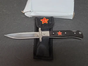 New Russian Finka NKVD 440c 8 3/4" Swing Guard Lockback Pocket Knife USA Ship - Picture 1 of 9
