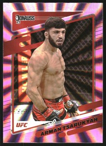 2022 Donruss UFC Holo Pink Laser #170 Arman Tsarukyan