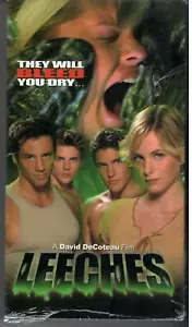 Leeches (VHS) Creature Feature Horror! NEW & SEALED! RARE VHS NEW! - Foto 1 di 2