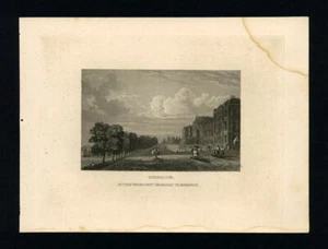 VILLE DE BIBERACH AND DER RIB ALLEMAGNE Gravure estampe originale 19eme siècle - Picture 1 of 1