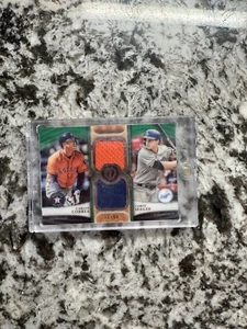 Corey Seager, Carlos Correa dual 2018 Topps tribute patch /99 - Picture 1 of 3