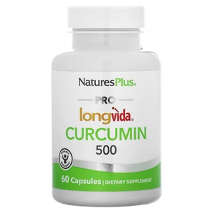 2 X NaturesPlus, Pro Longvida Curcumin, 500 mg, 60 Capsules - Picture 1 of 2