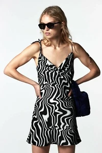 ZARA WOMAN SHORT PRINT DRESS 2183/266 Size Small - Picture 1 of 4