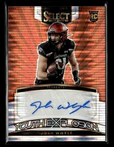 2023 Panini Select Draft Josh Whyle Auto /30 Orange Prizm RC - Bearkats - Picture 1 of 2