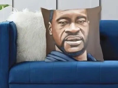 Aromabug: Funda de almohada GEORGE FLOYD (IMPRESIÓN A DOBLE CARA) Tarjeta de bonificación gratuita Foto 1 de 4