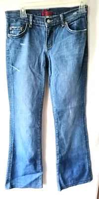 VTG Women Jeans Made in USA Disdressed Stretch Bootcut 29" - Image 1 of 4