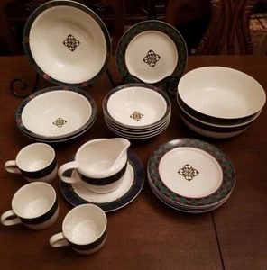 Pfaltzgraff Amalfi Classic Plates, Soup/Cereal Serving Bowls, Gravy Boat & Mugs - Picture 1 of 12