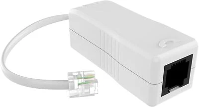 DSL Filter Adapter für PC Computer Telefon Fax Modem Leitung - Bild 1 von 4