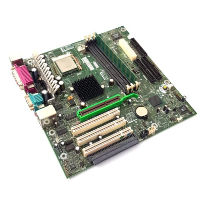 Compaq 281946-001 Motherboard Socket mPGA478B  + Intel CPU + SDRAM - Image 1 of 4