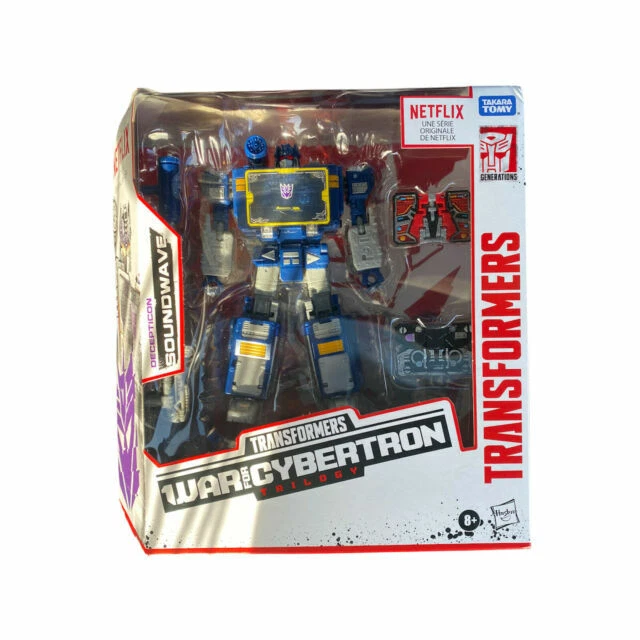 Hasbro Transformers Netflix War for Cybertron - Voyager Soundwave 7in. Action Figure (F0708)