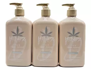 "Hidratante herbal hidratante cáñamo koa y almendras dulces 17 oz -"Paquete de 3" - Imagen 1 de 4
