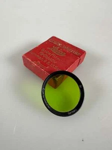 Leica leitz E34 34mm Black rim Green GR Filter for 5cm summar - Picture 1 of 1